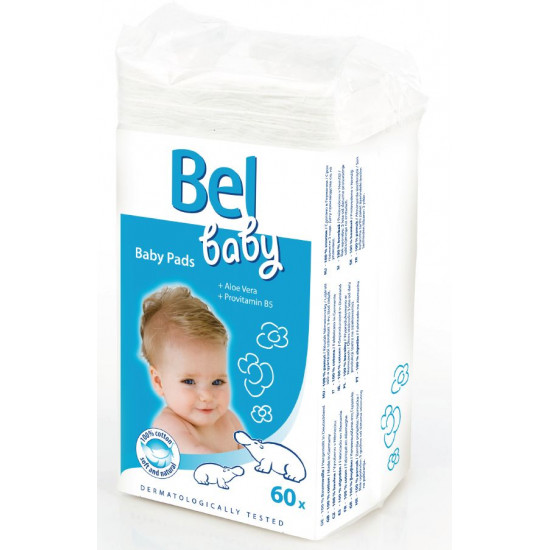 Bel Baby Pads - детcкие ватные подушечки с алоэ вера и провитамином B5, 60 шт.